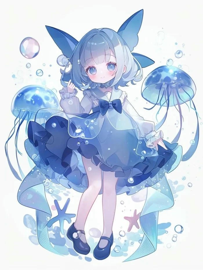 Ảnh anime chibi sứa yêu