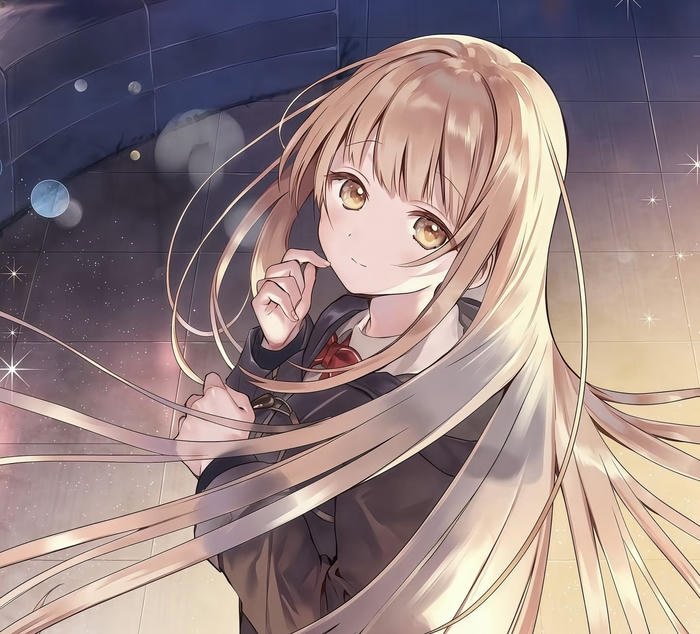 Ảnh anime dễ thương nữ học đường Ảnh anime dễ thương nữ học đường