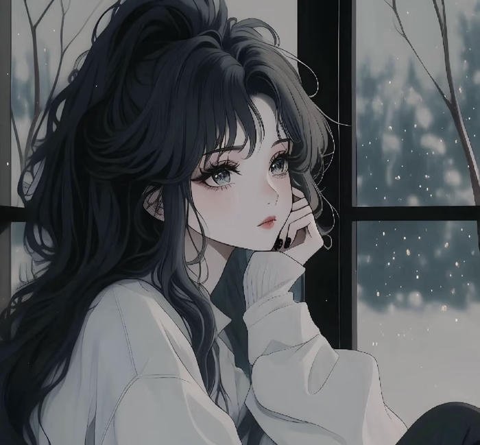 Ảnh anime dễ thương nữ trong lớp học Ảnh anime dễ thương nữ trong lớp học