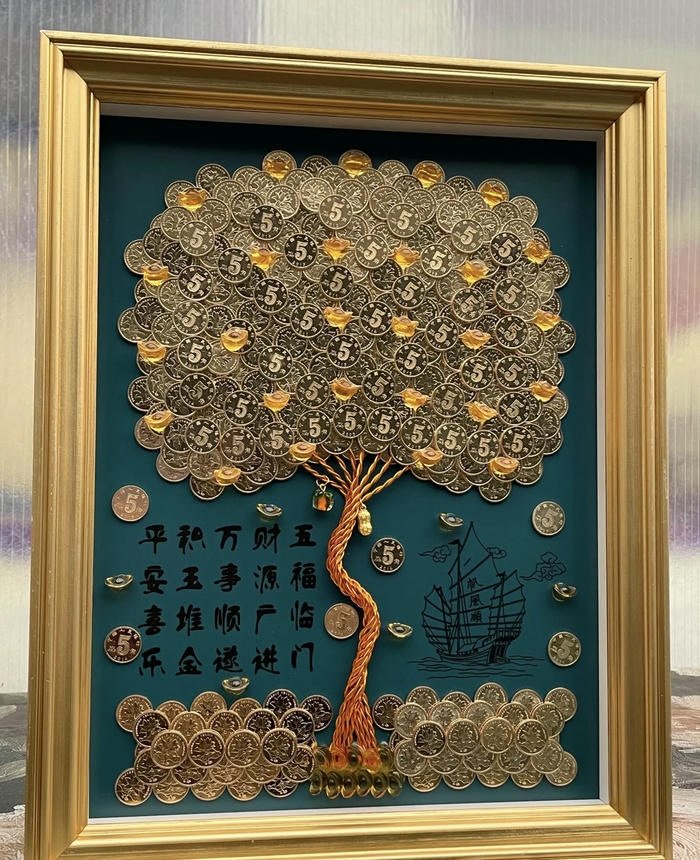 Ảnh đồng tiền mang điềm tốt