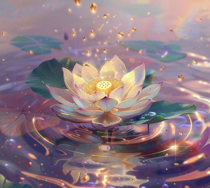 Ảnh hoa sen mang tài lộc