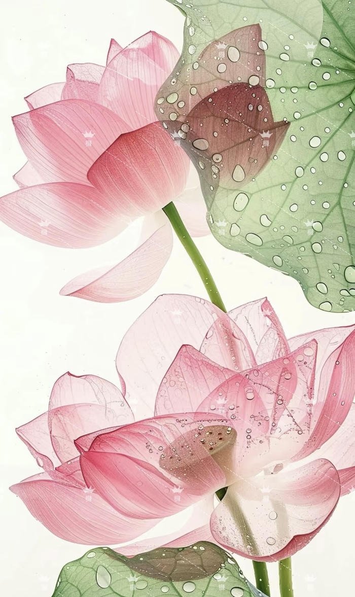 Ảnh hoa sen mang vượng khí