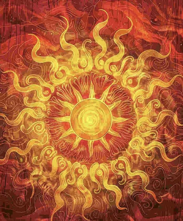 Ảnh phong thủy ánh nắng