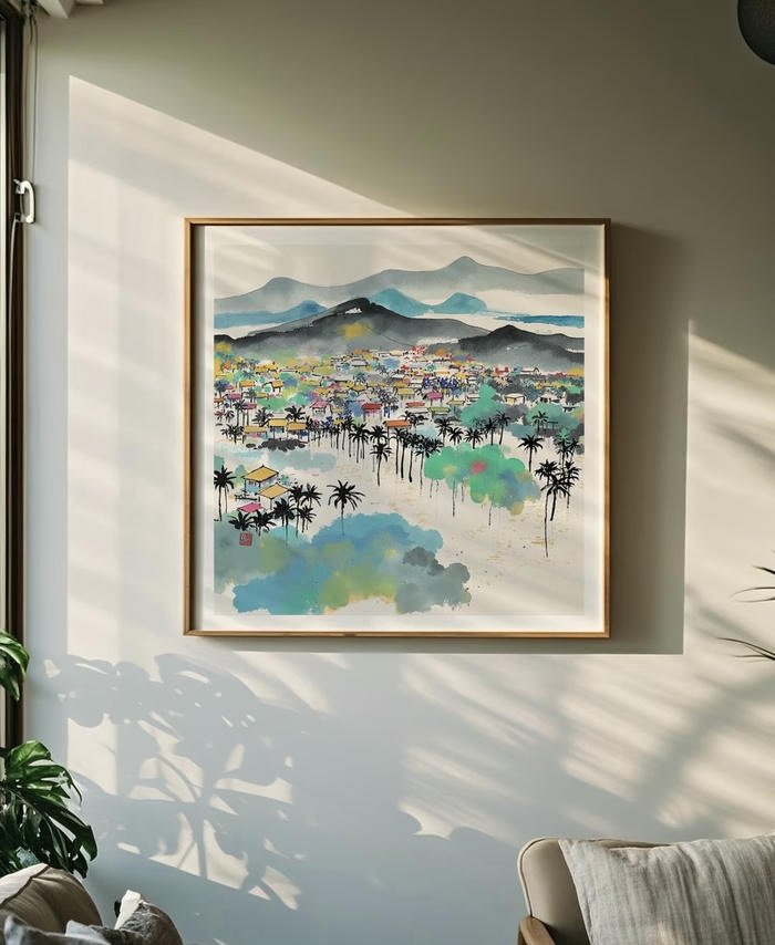 Ảnh phong thủy mang yên bình Ảnh phong thủy mang yên bình