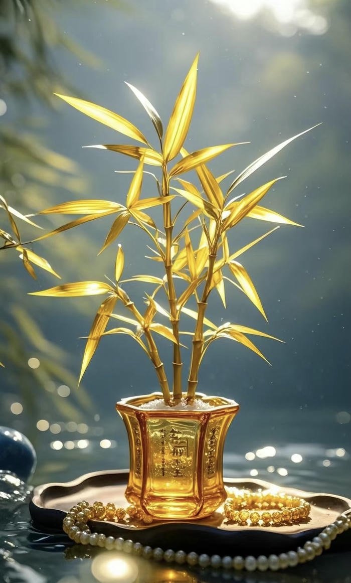 Ảnh phong thủy tượng vàng