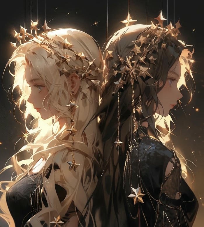 Avatar đôi sáng tạo