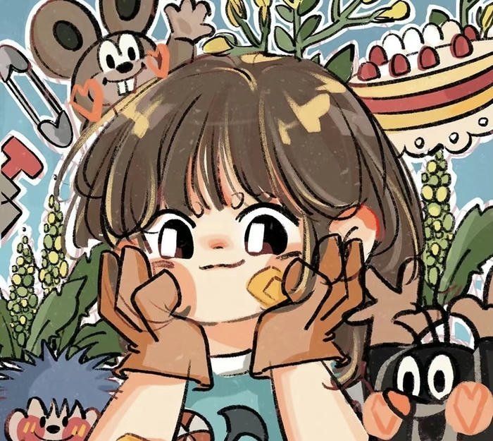 Avatar hoạt hình dễ thương nữ tính