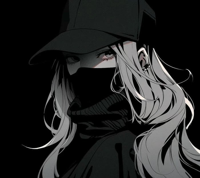 Avatar ngầu đen trắng