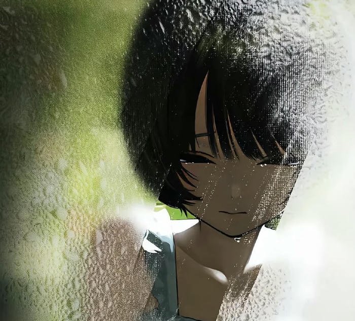 Hình anime buồn nhìn ra cửa sổ Hình anime buồn nhìn ra cửa sổ