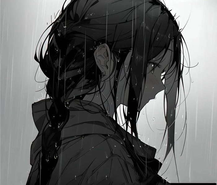 Hình anime buồn tâm sự Hình anime buồn tâm sự