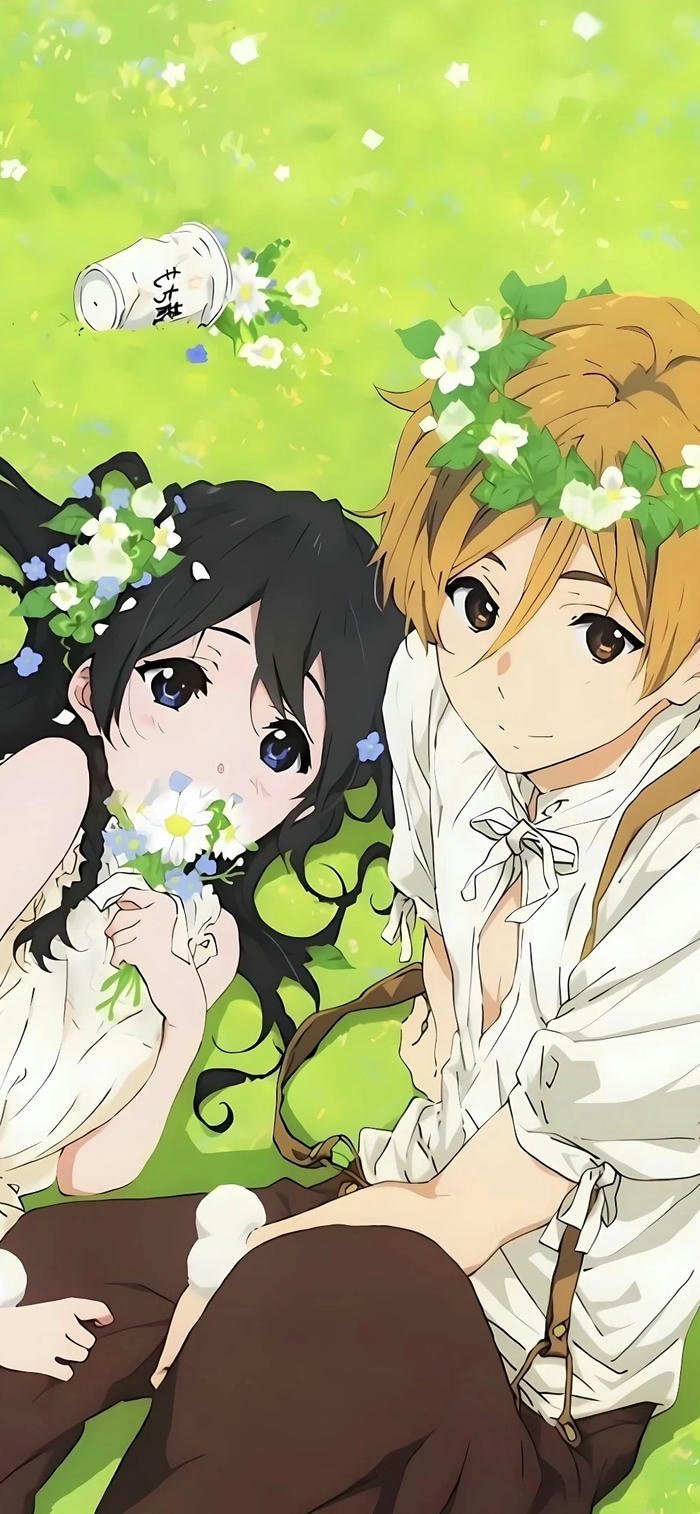 Hình anime nền điện thoại lãng mạn Hình anime nền điện thoại lãng mạn