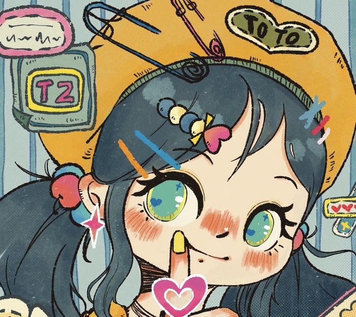 Hình avatar hoạt hình đáng yêu và vui vẻ