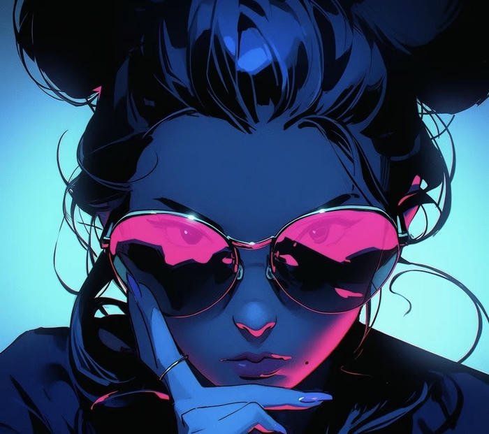 Hình avatar ngầu đơn giản