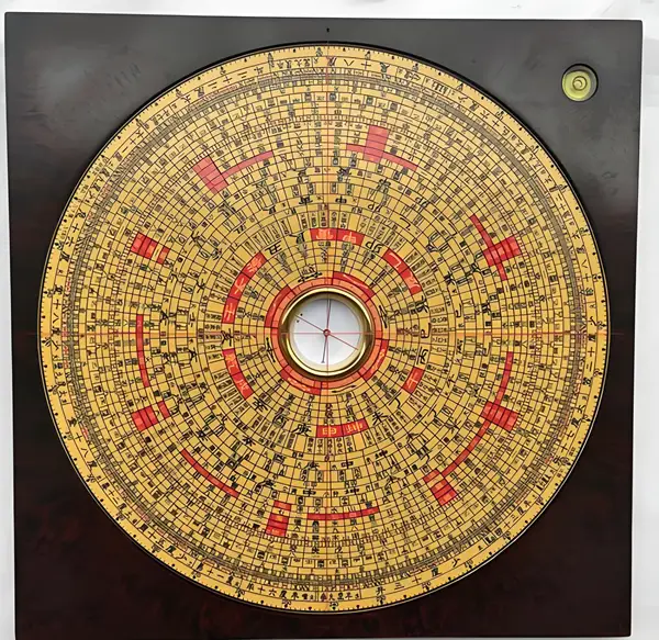 Hình bát quái phong thủy ánh sáng nhẹ nhàng