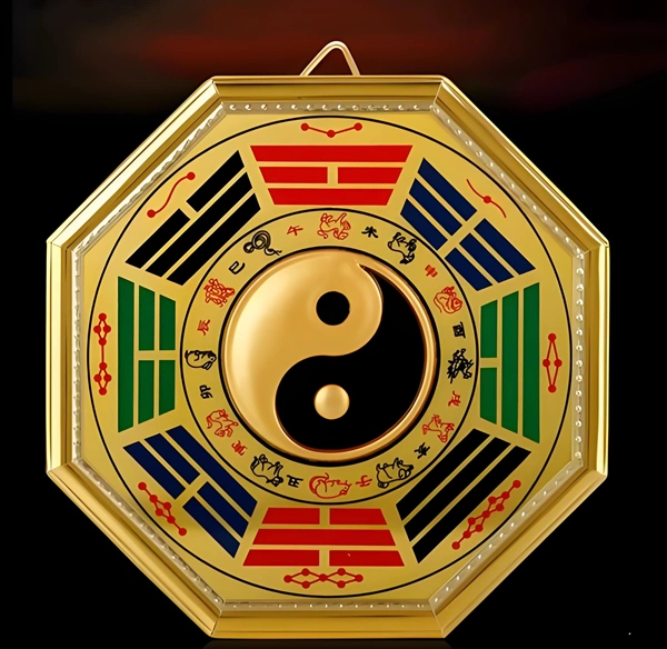 Hình bát quái phong thủy ánh sáng phản chiếu
