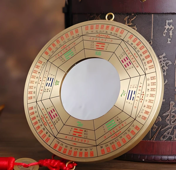 Hình bát quái phong thủy khắc họa tinh tế