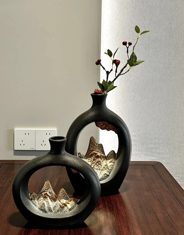 Hình bình phong thủy màu sắc hài hòa