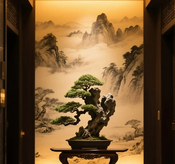 Hình cây cảnh phong thủy đẹp xanh mát