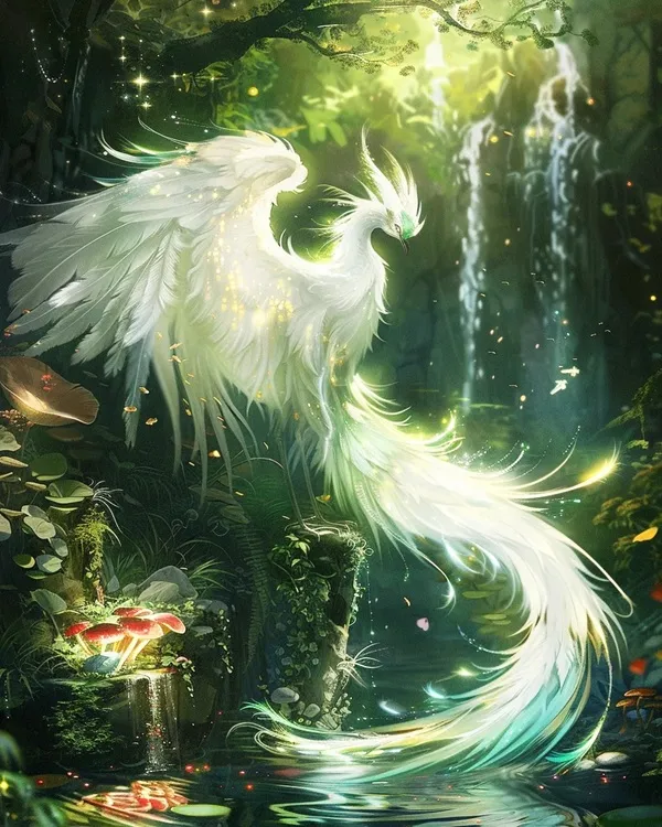 Hình chim phượng phong thủy dễ trưng bày