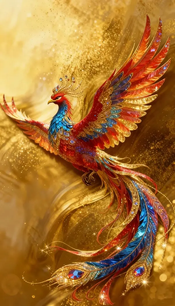 Hình chim phượng phong thủy mang năng lượng cao