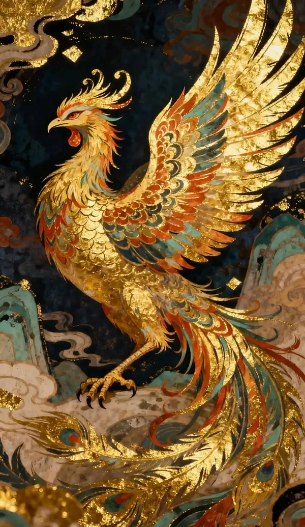 Hình chim phượng phong thủy mang năng lượng tốt