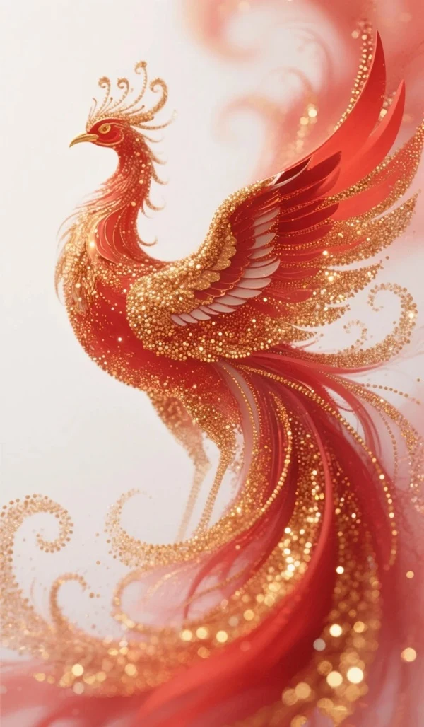 Hình chim phượng phong thủy mang sự may mắn