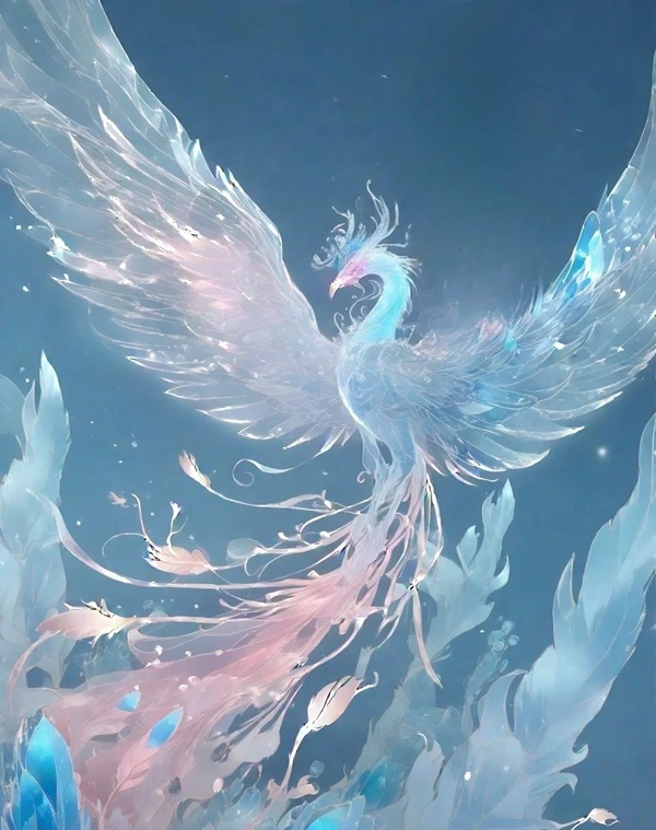 Hình chim phượng phong thủy thần thái cuốn hút