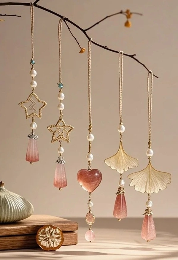 Hình chuông gió phong thủy đường nét mềm mại