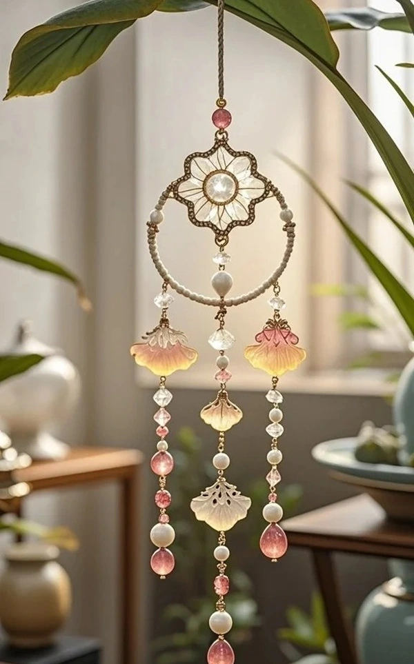 Hình chuông gió phong thủy phong cách nghệ thuật