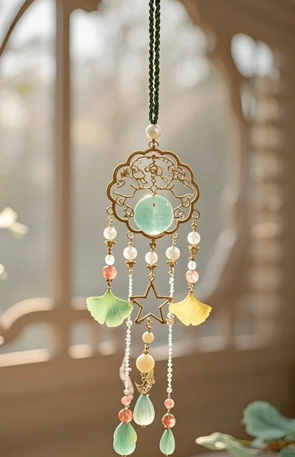 Hình chuông gió phong thủy tinh tế thanh thoát