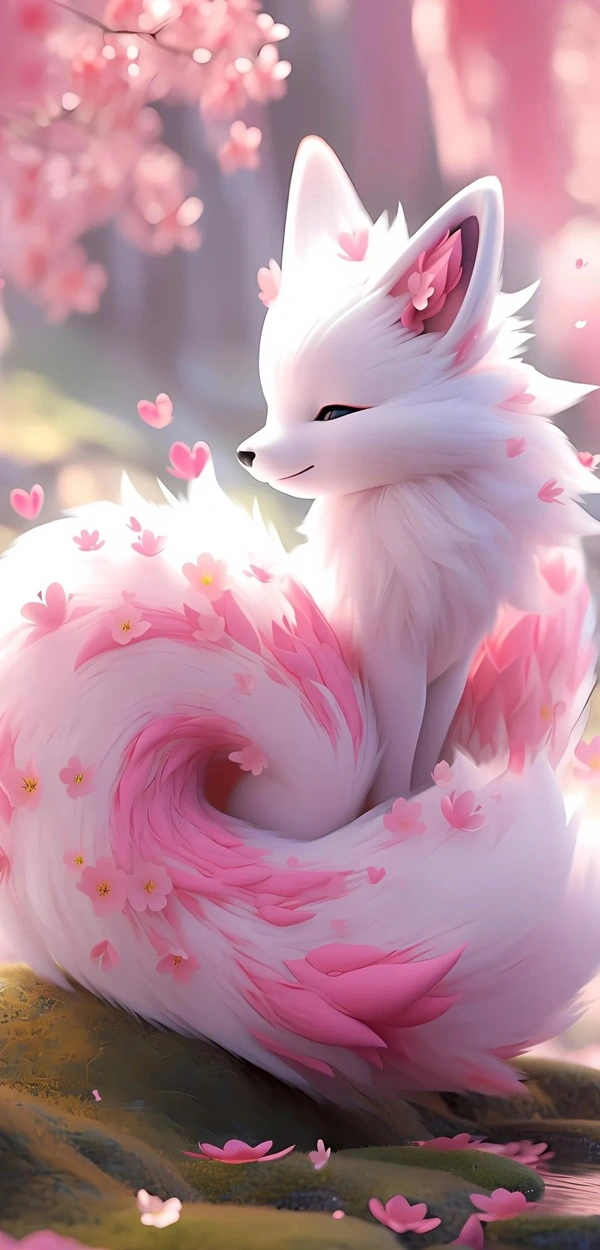 Hình hồ ly may mắn mang sự may mắn