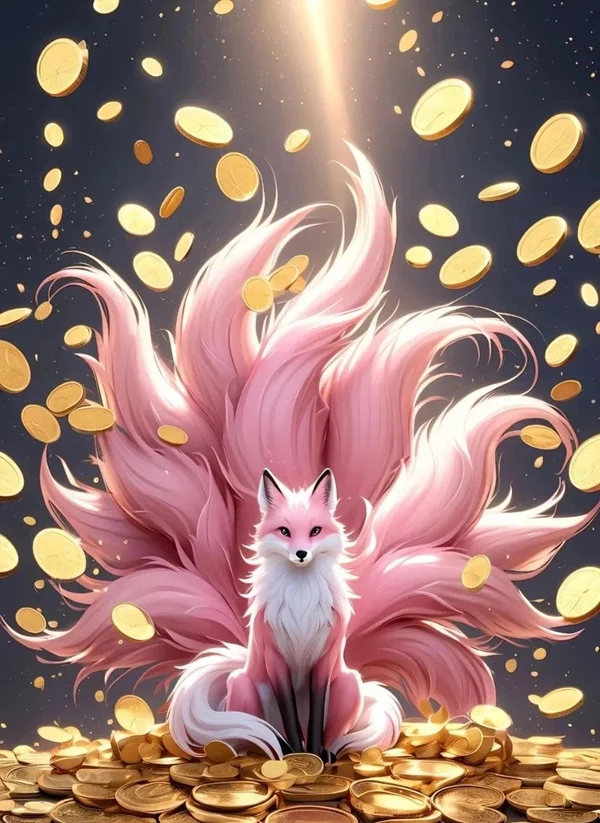 Hình hồ ly may mắn mang sự thịnh vượng