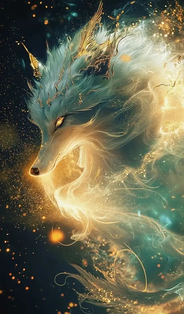 Hình hồ ly may mắn mang ý nghĩa phong thủy