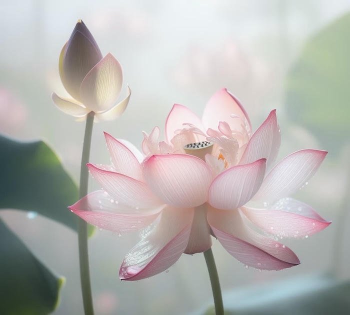 Hình hoa sen mang năng lượng tích cực