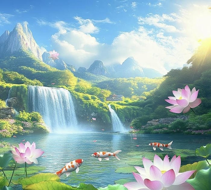 Hình hoa sen nghệ thuật đẹp