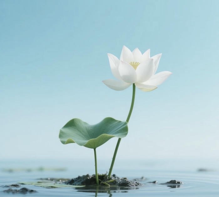 Hình hoa sen phong thủy tốt lành