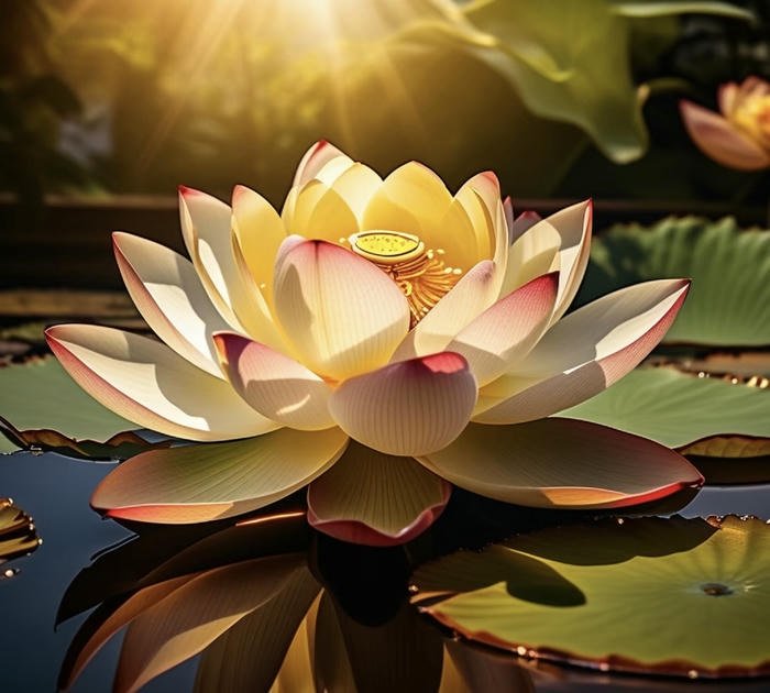 Hình hoa sen thanh cao