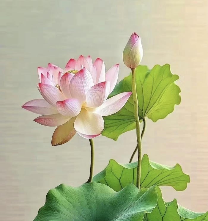 Hình hoa sen tượng trưng an nhiên