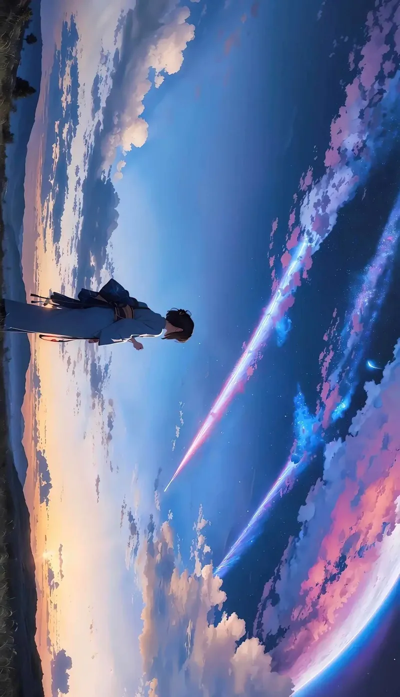 Hình nền anime đẹp thiết kế mềm mại