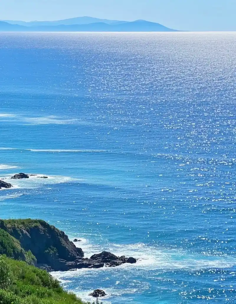 Hình nền biển xanh mang hơi thở đại dương