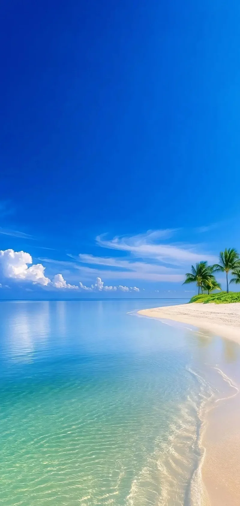 Hình nền biển xanh màu xanh dịu êm