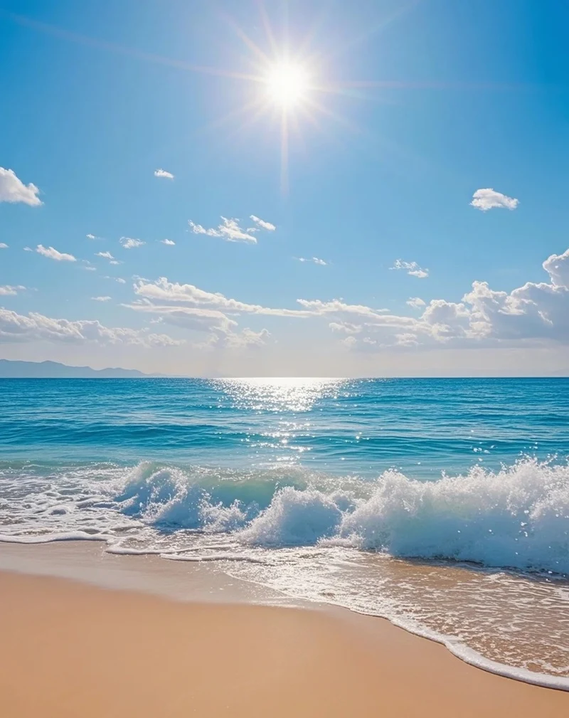 Hình nền biển xanh phong cảnh mùa hè