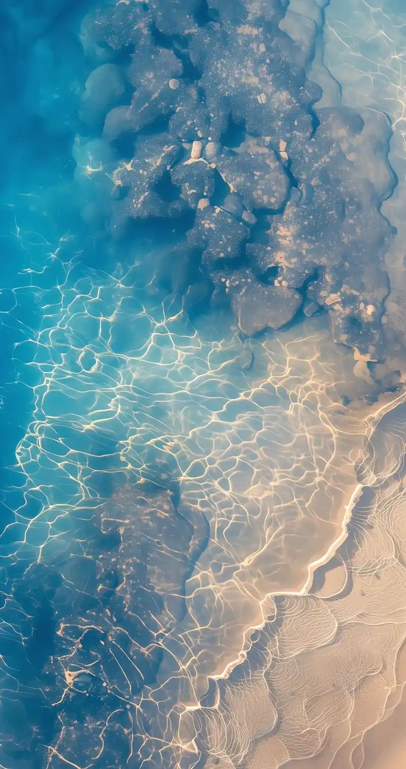 Hình nền biển xanh phù hợp nhiều phong cách