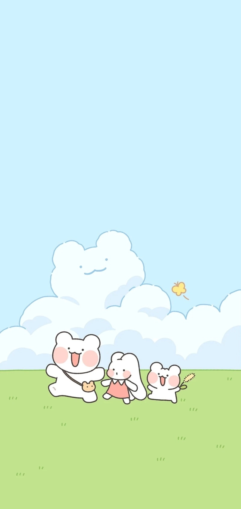 Hình nền cute dễ thương đường nét mềm mại