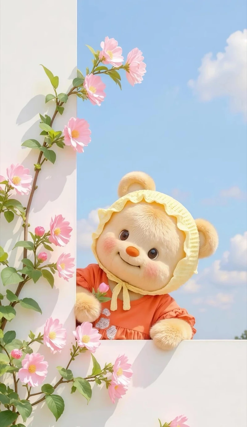 Hình nền cute dễ thương hình minh họa đáng yêu