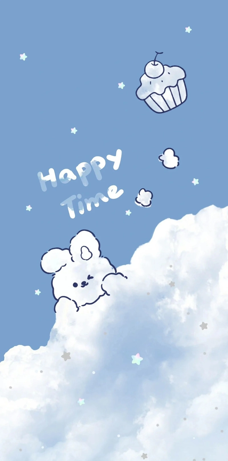 Hình nền cute dễ thương tông màu pastel