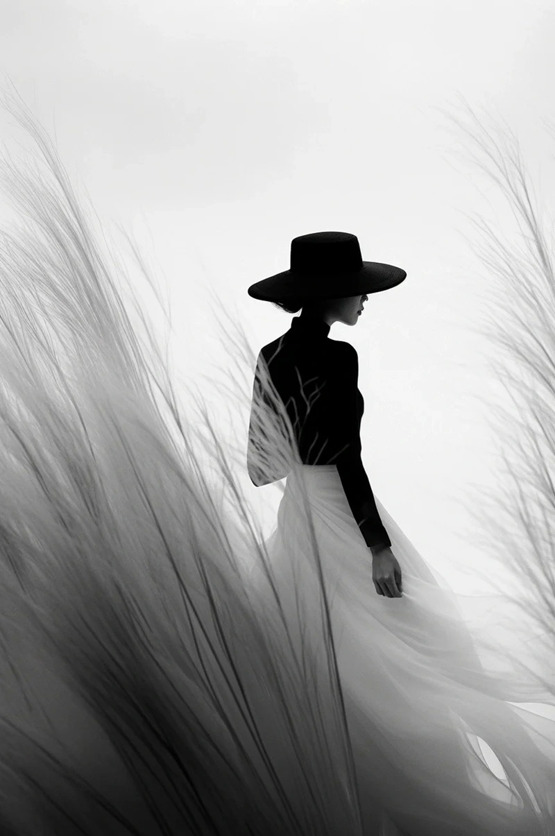 Hình nền đen trắng đẹp cảm giác tối giản