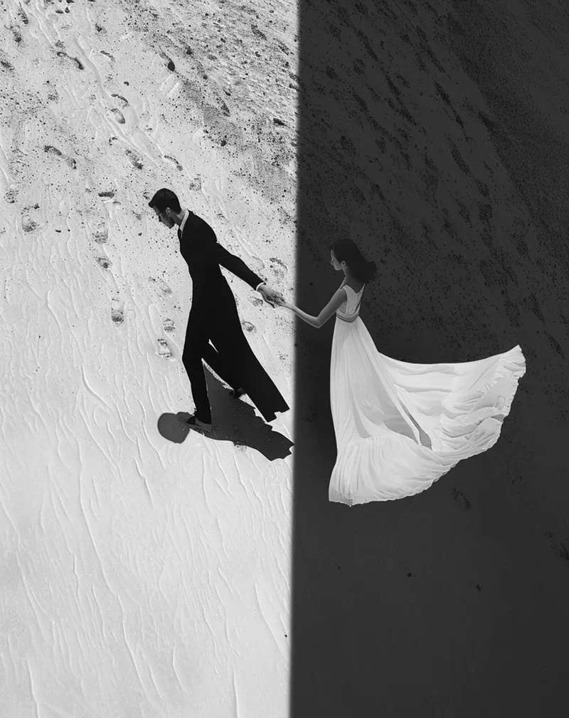 Hình nền đen trắng đẹp chất liệu mịn màng