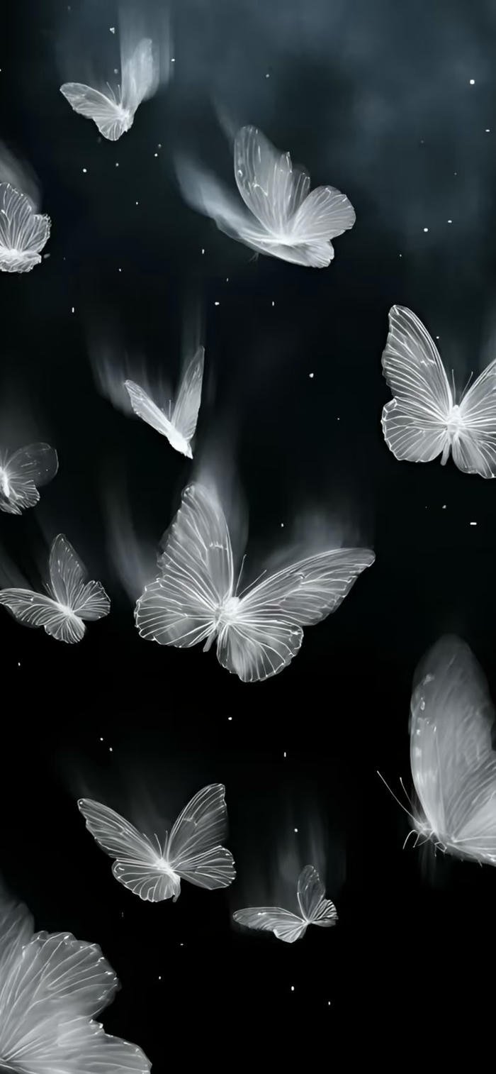 Hình nền đen trắng mờ ảo