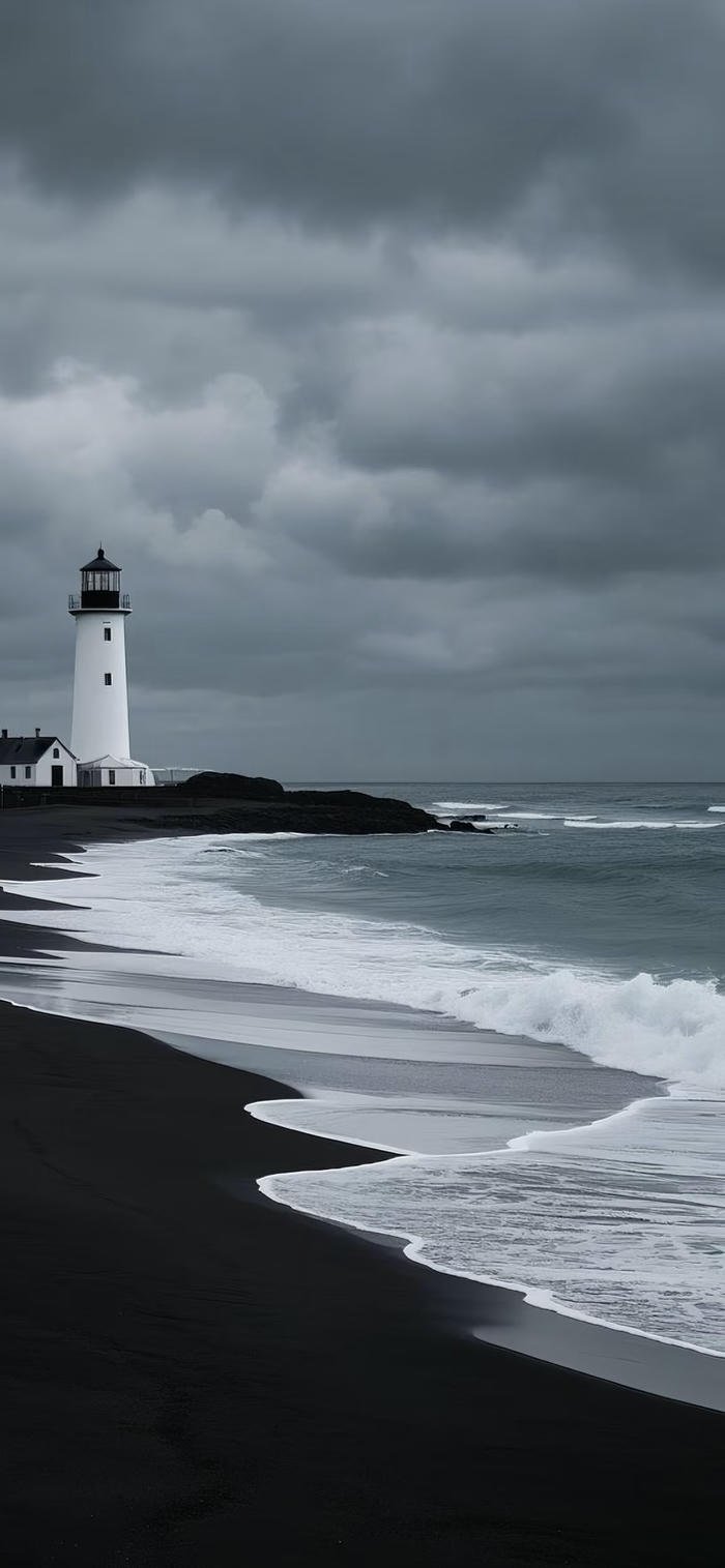 Hình nền đen trắng thiên nhiên